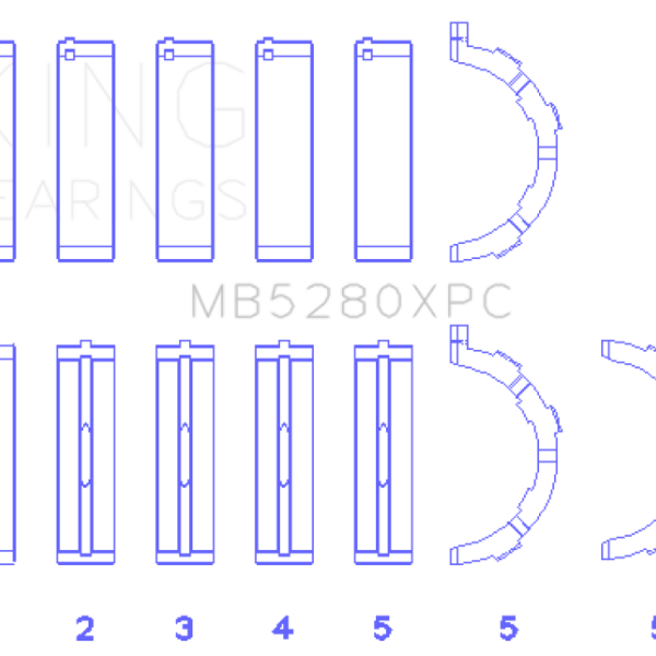 King Engine Bearings MB5280XPC.026