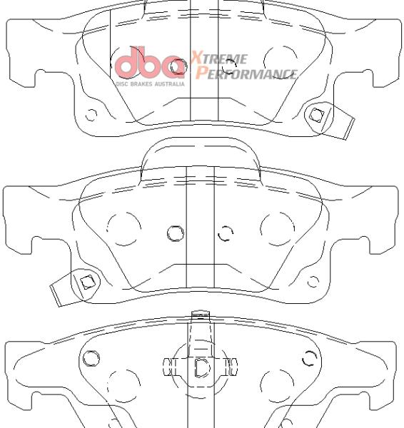 DBA XP650 Brake Pads DBA DB2217XP