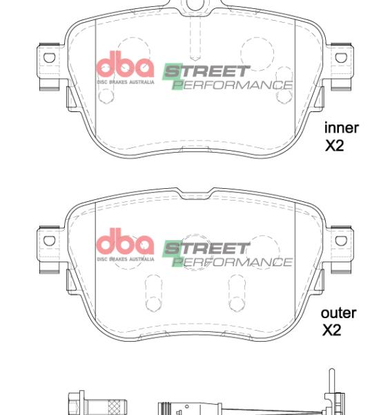 DBA SP Performance Brake Pads DBA DB15197SP