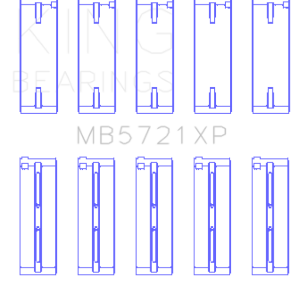 KING Performance Main Bearings King Engine Bearings MB5721XP
