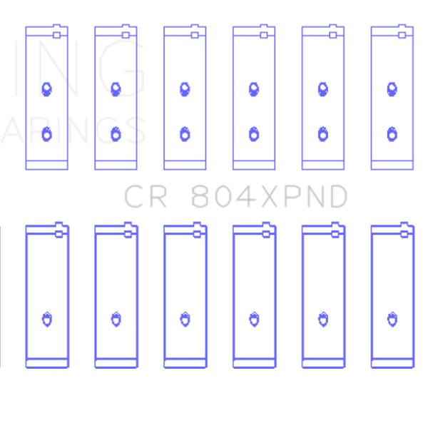 KING Performance Rod Bearings King Engine Bearings CR804XPND
