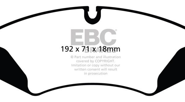 EBC Yellowstuff Brake Pad Sets EBC DP42123R