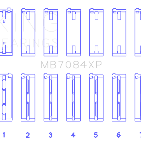 King Engine Bearings MB7084XP0.25