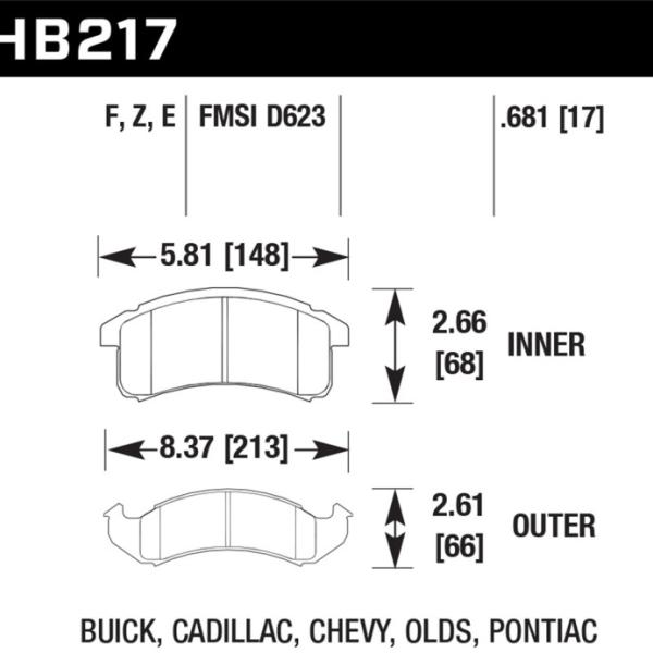 Hawk Performance HB217E.681