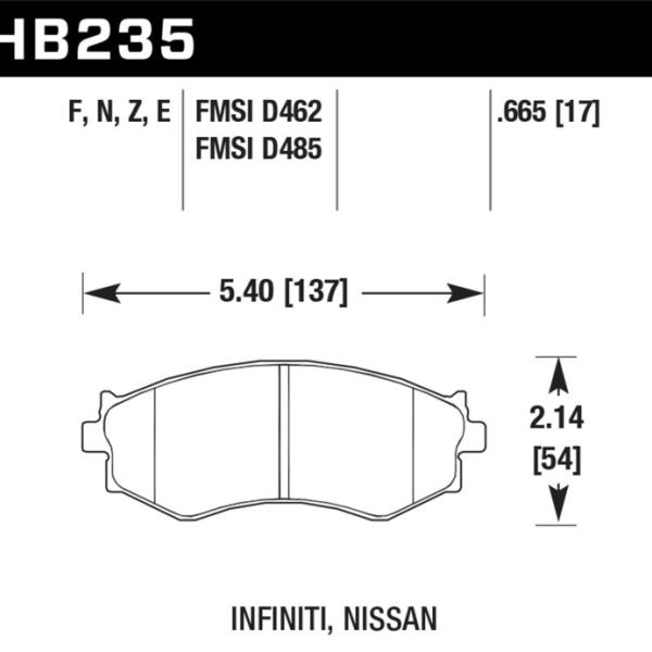 Hawk Performance HB235Z.665