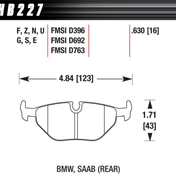 Hawk Performance HB227Z.630