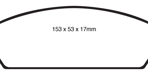 EBC Bluestuff Brake Pad Sets EBC DP51833NDX