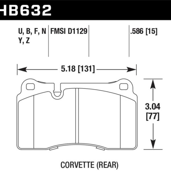 Hawk Performance HB632Y.586