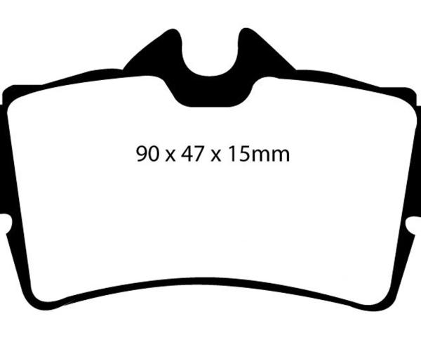 EBC Bluestuff Brake Pad Sets EBC DP51156/2NDX