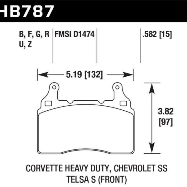 Hawk Performance HB787Z.582