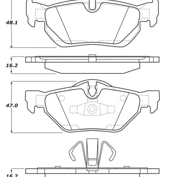 ST Sport Brake Pads Stoptech 309.12670