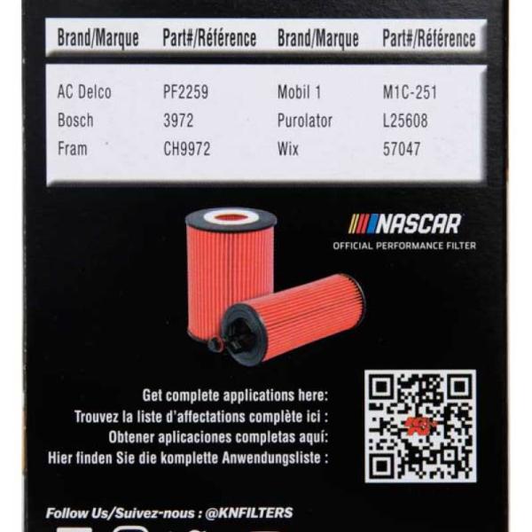 KN Oil Filter K&N Engineering HP-7020