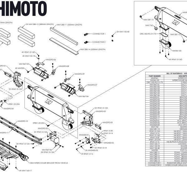 Mishimoto MMINT-BR23-21HKBKBK