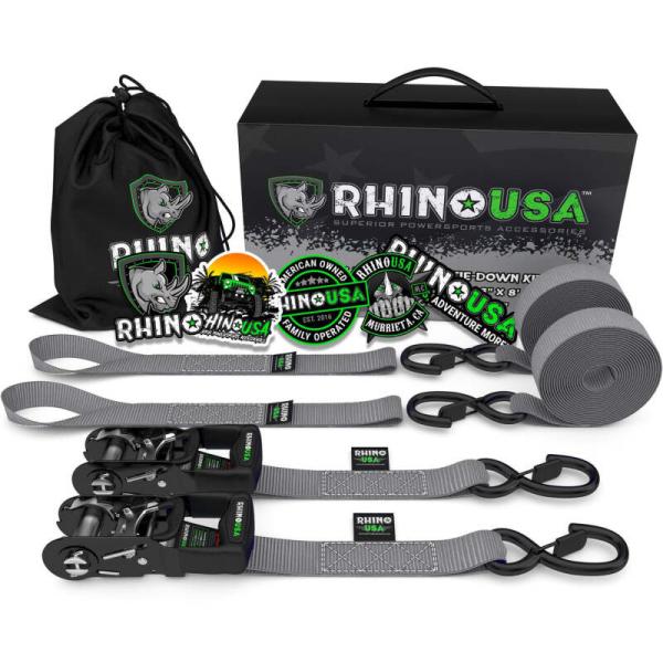 RSA Tie Down Kits Rhino USA HDKIT-2PK-GRY