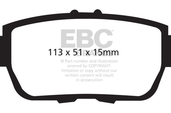 EBC Greenstuff Brake Pad Sets EBC DP61754