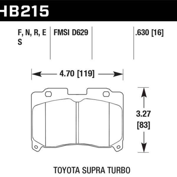 Hawk Performance HB215S.630
