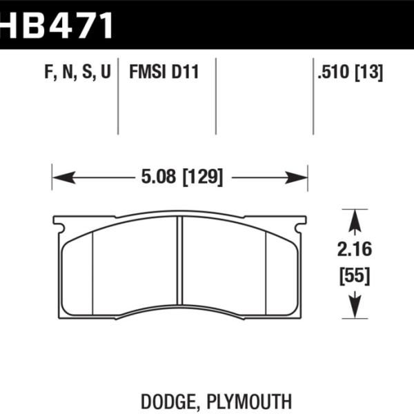 Hawk Performance HB471U.510