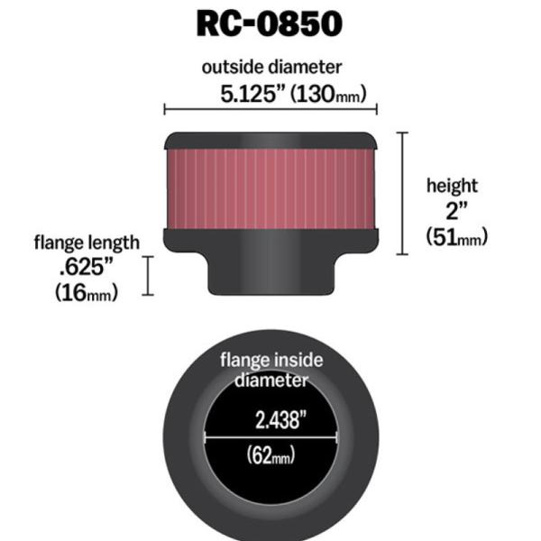 K&N Engineering RC-0850