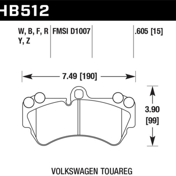 Hawk Performance HB512Z.605