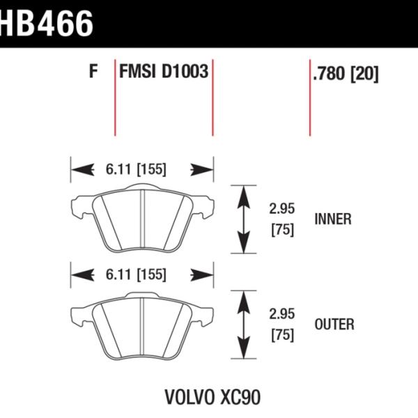 Hawk Performance HB477Y.610