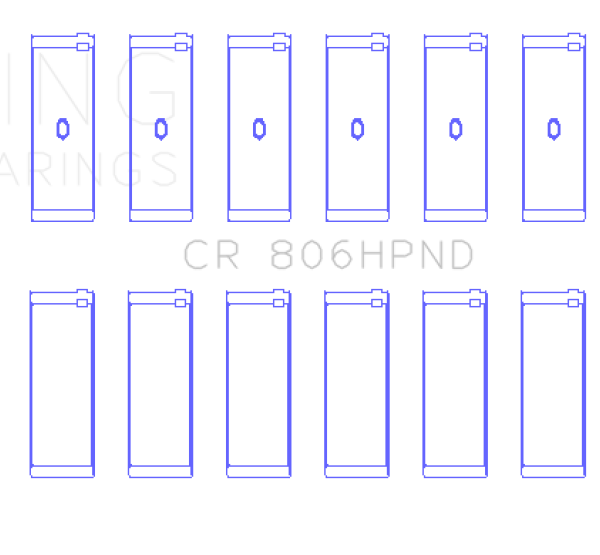 KING Performance Rod Bearings King Engine Bearings CR806HPND010