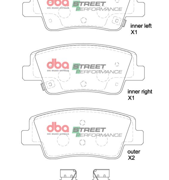 DBA SP Performance Brake Pads DBA DB15206SP