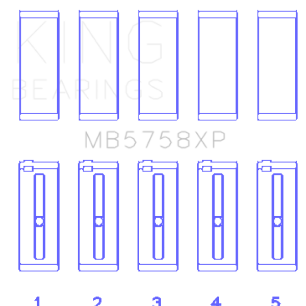King Engine Bearings MB5758XP