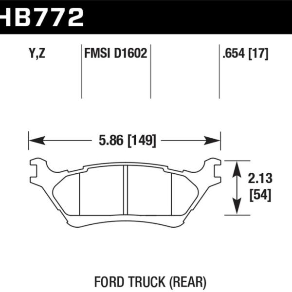 Hawk Performance HB772Z.654