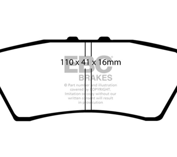 EBC Yellowstuff Brake Pad Sets EBC DP41748R