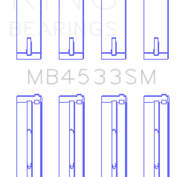 KING Main Bearings King Engine Bearings MB4533SM