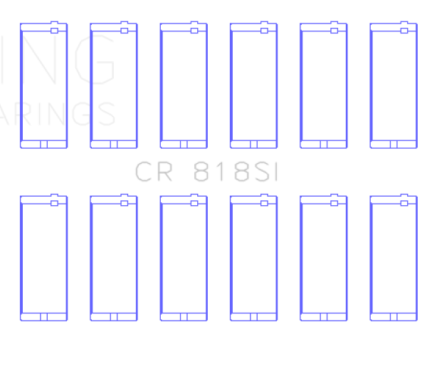 KING Rod Bearings King Engine Bearings CR818SI