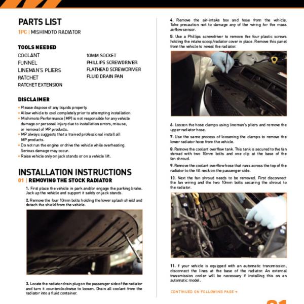 Mishimoto MMRAD-GEN6-10
