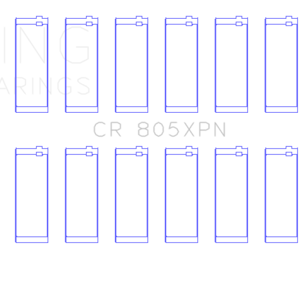 KING Performance Rod Bearings King Engine Bearings CR805XPNSTDX