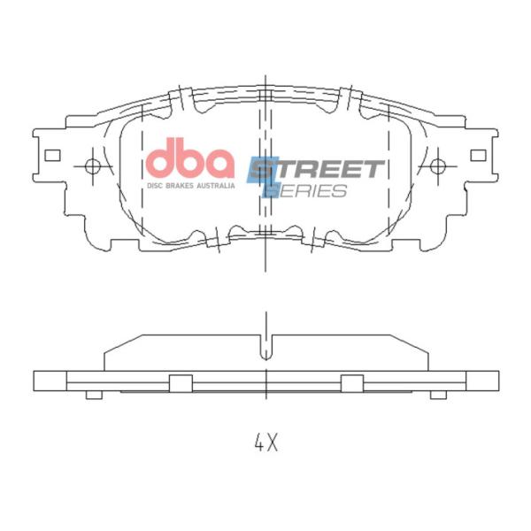 DBA Street Series Brake Pads DBA DB2419SS