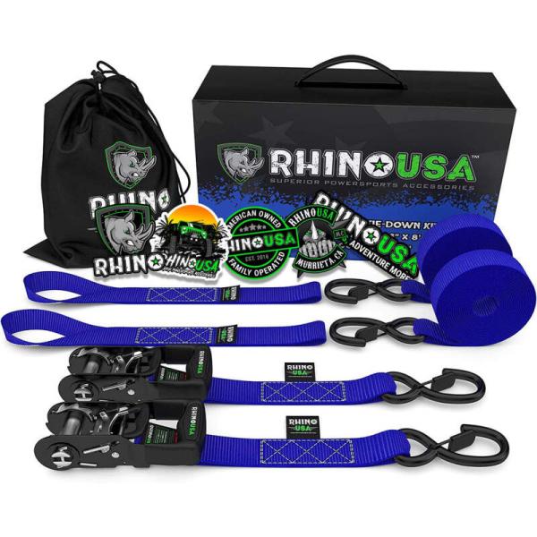 RSA Tie Down Kits Rhino USA HDKIT-2PK-BLU
