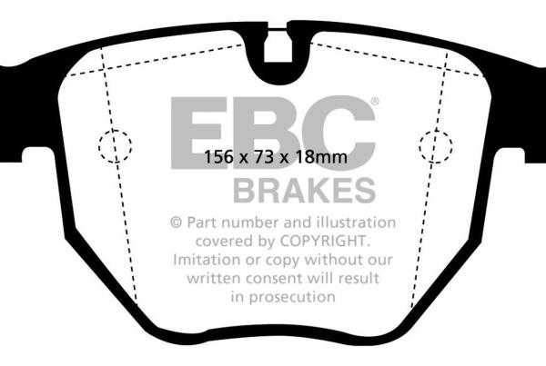 EBC Bluestuff Brake Pad Sets EBC DP51036NDX