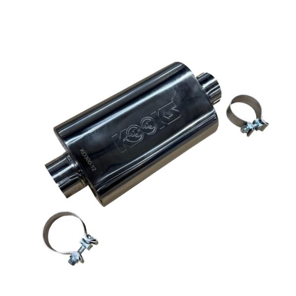 KSH Univ Polished Muffler Kooks Headers KO300-12-CI