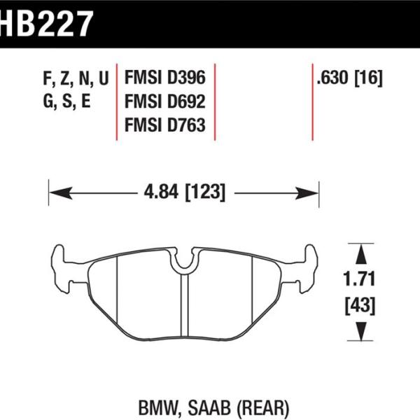 Hawk Performance HB227B.630