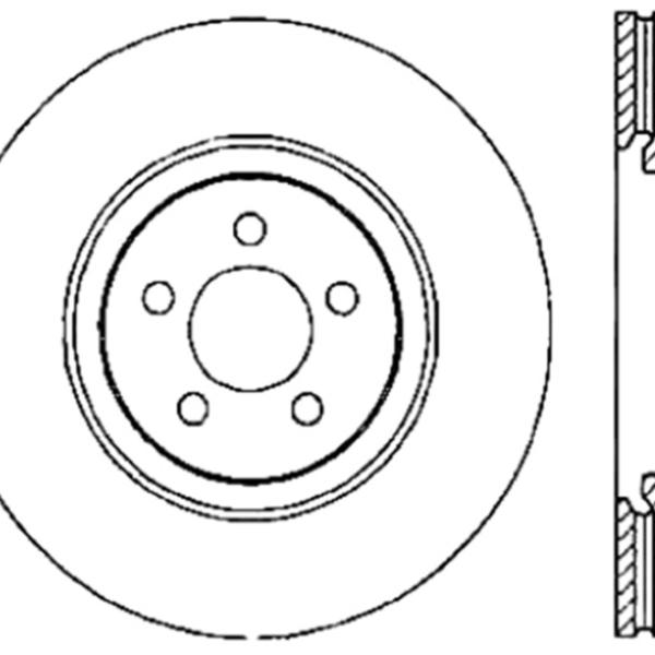 ST Slot & Drill Brake Rotors Stoptech 127.39038R