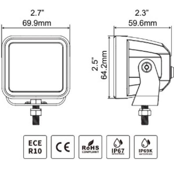 GOR Xplor Lighting Go Rhino 750200321FCS