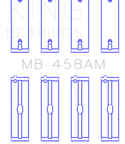 KING Main Bearings King Engine Bearings MB458AM0.5
