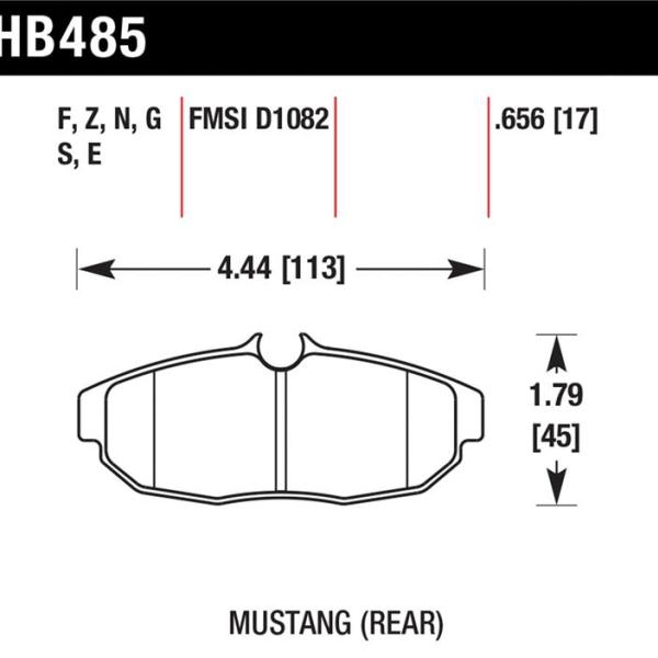 Hawk Performance HB485E.656