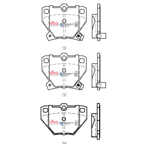 DBA Street Series Brake Pads DBA DB1429SSEV
