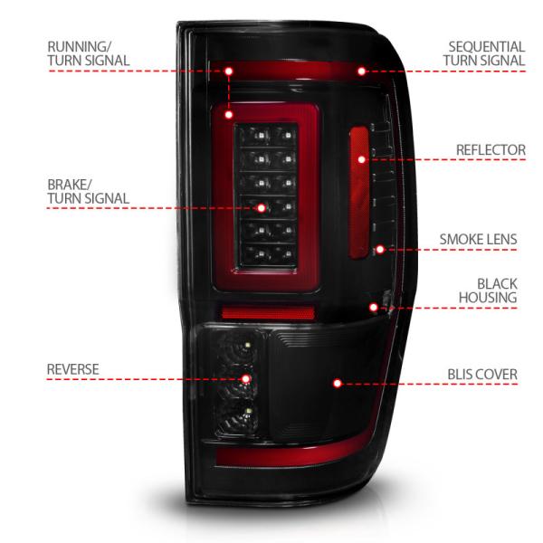 ANZ LED Taillights ANZO 311447