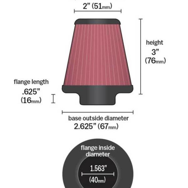KN Universal Air Filter K&N Engineering RC-2290