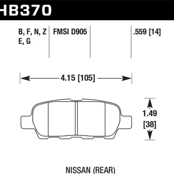 Hawk Performance HB370E.559