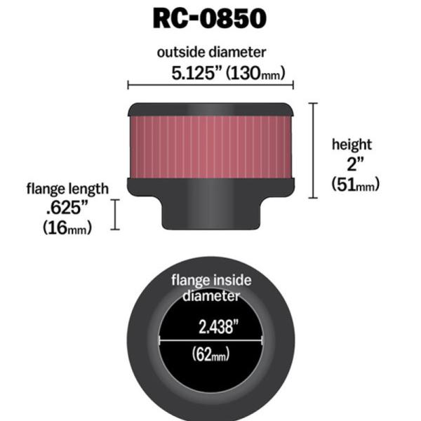 K&N Engineering RC-0850