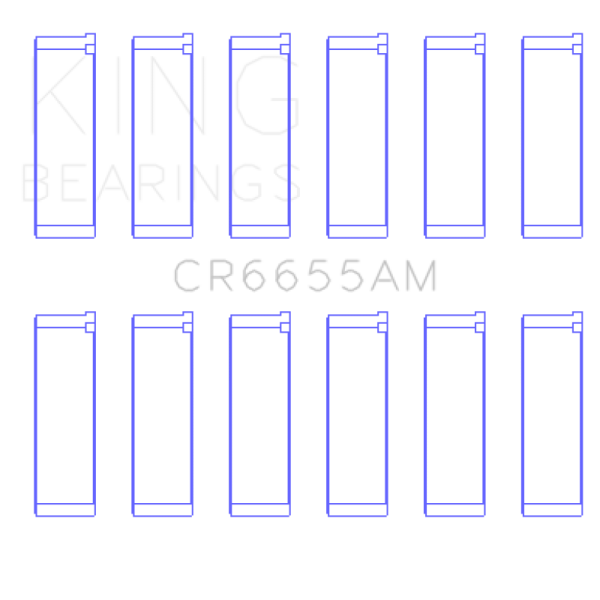 KING Rod Bearings King Engine Bearings CR6655AM