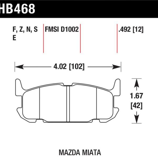Hawk Performance HB468N.492