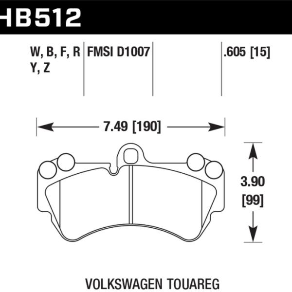 Hawk Performance HB512Z.605
